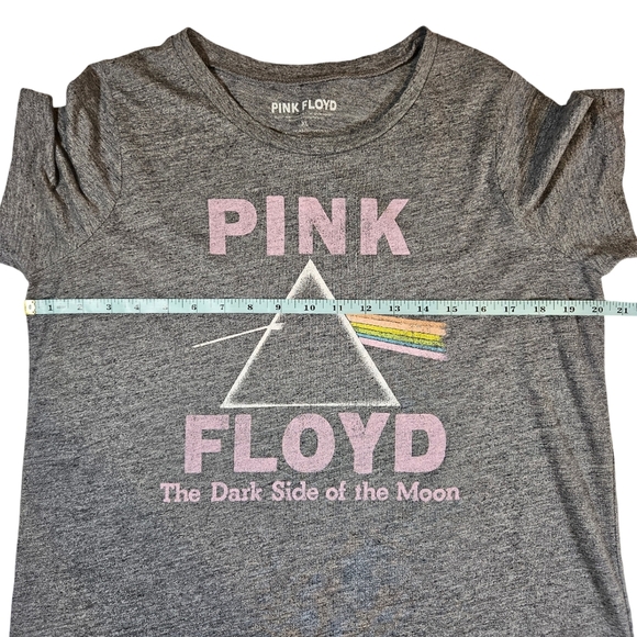 Pink Floyd Dark Side Of The Moon T Shirt, Heather Grey,  XL - Picture 7 of 9